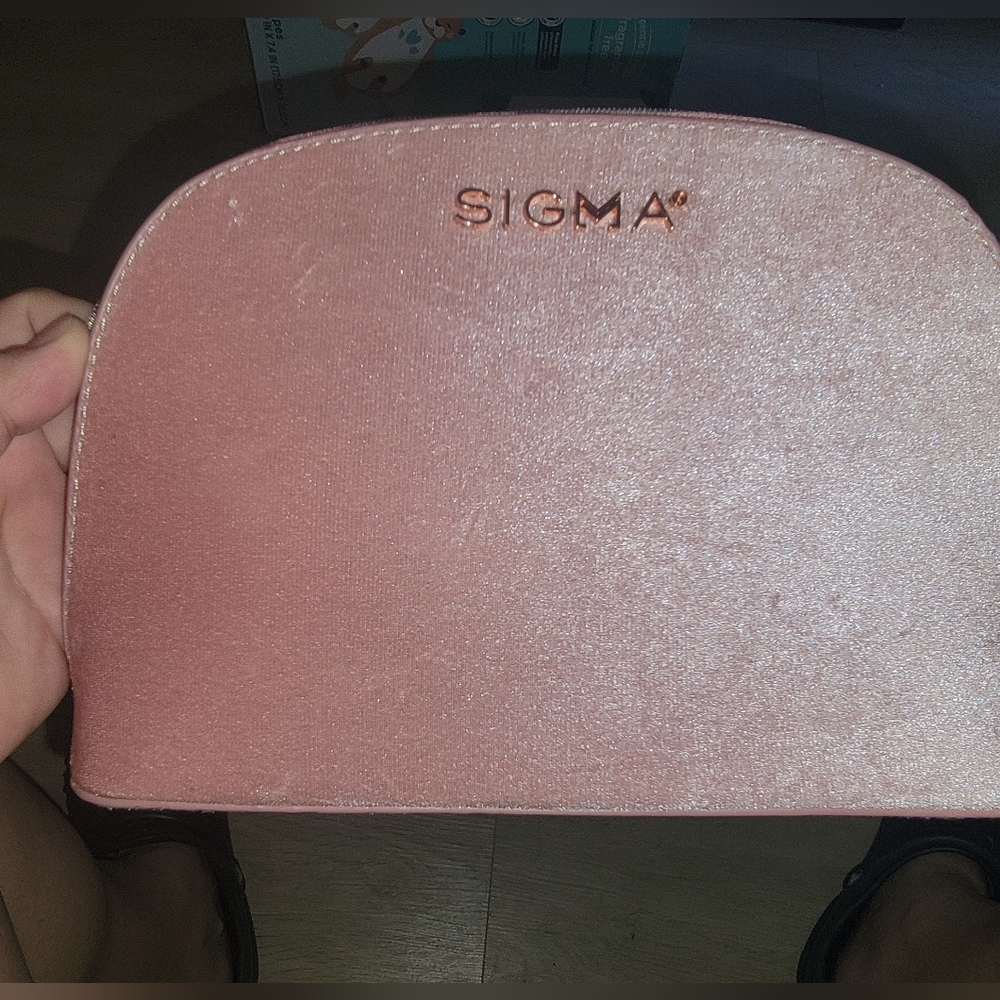 New Sigma Make Up Bag Suade